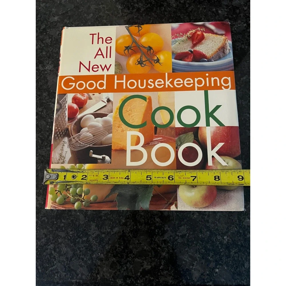VTG The All New Good Housekeeping‎ Cookbook Recipes Cooking Food Hardcover 2001